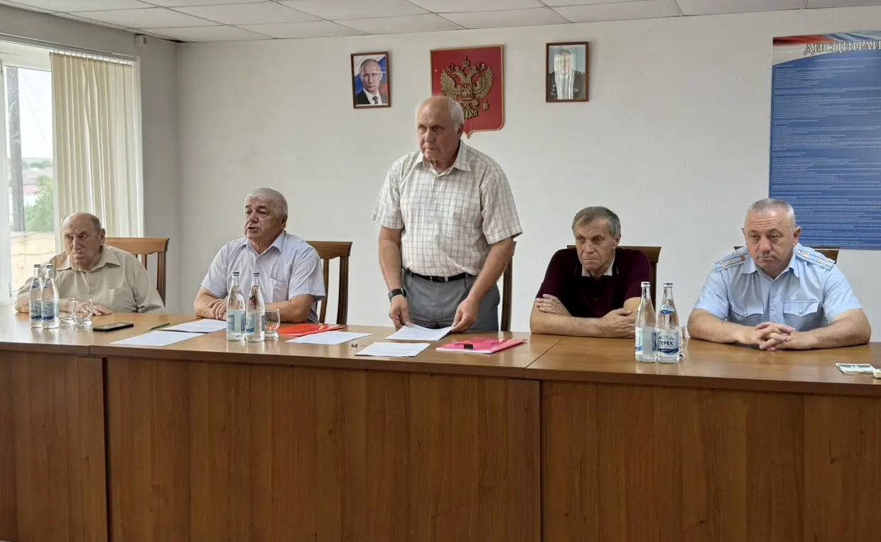Отчётно-выборное собрание ветеранов ОВД